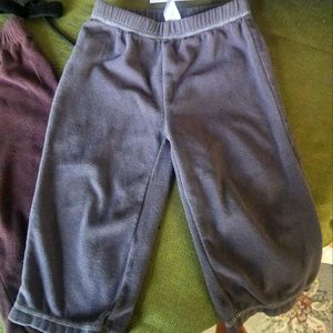 Carter's gray microfleece pants